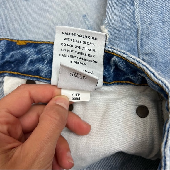 Boyish The Corey Ripped Denim Skirt in Dr. Strangelove - Picture 7 of 12